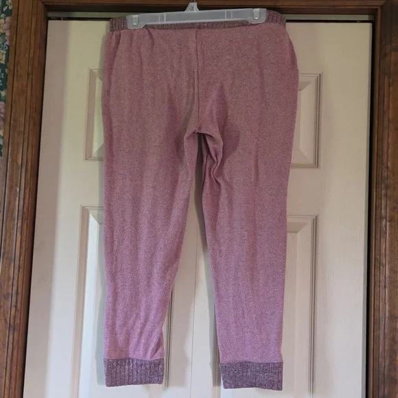 Lucky Brand Heathered Pink Joggers - Picture 2 of 4